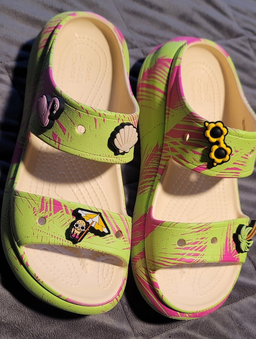 Crocs Spring Break Platform Sandals 🏖🌞🐢🌊🏄‍♂️ Discontined - Picture 5 of 12